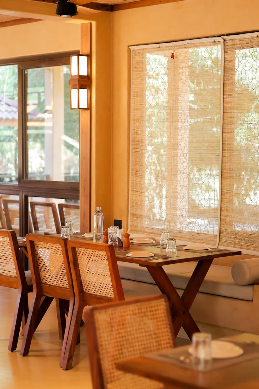 dinning area image 7 madhuban eco retreat bhopal