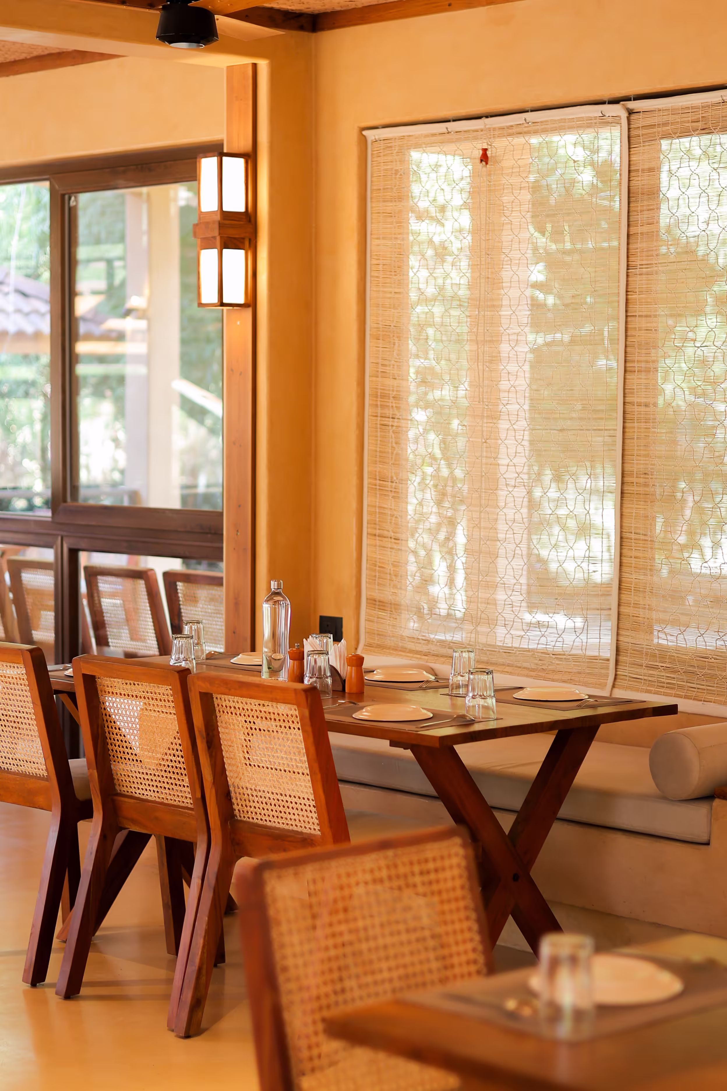 dinning area image 7 madhuban eco retreat bhopal